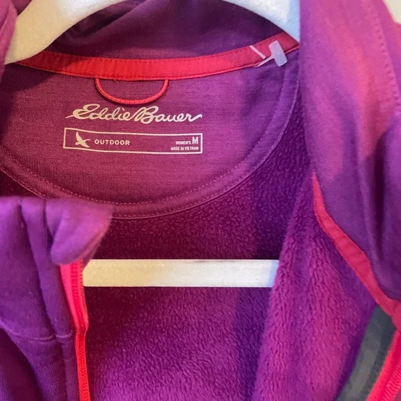 Eddie Bauer women’s outdoor Fleece Jacket SIze M - Picture 2 of 5